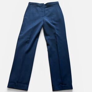 Jil Sander Navy Straight Leg Pants